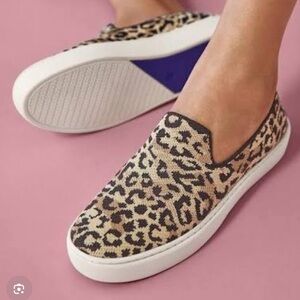 Leopard Print Slip-On Sneakers